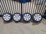 Audi 205 60 16 inch velgen met winterbanden, Ophalen, Velg(en), 16 inch, Winterbanden