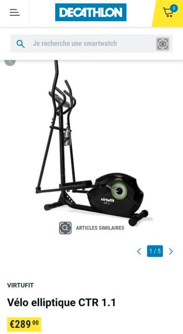 Vélo elliptique Virtufit 1.1 beschikbaar voor biedingen
