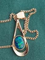 Collier triplet opale en or 14 carats rempli Beau modèle !, Neuf, Or, Avec pendentif, Argent