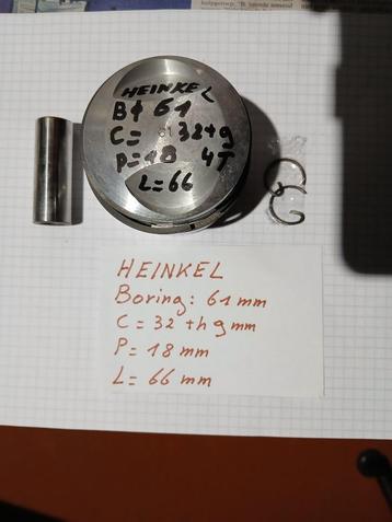 OLD stock zuiger voor HEINKEL Dia. 61mm disponible aux enchères