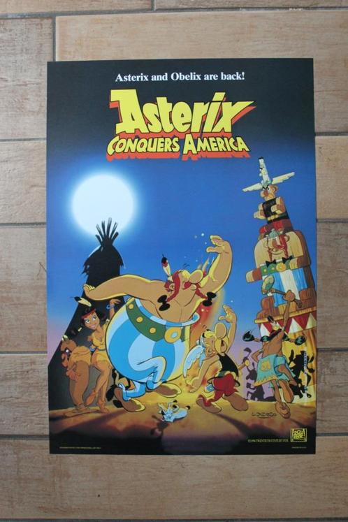 filmaffiche Asterix Conquers America filmposter, Verzamelen, Posters, Zo goed als nieuw, Film en Tv, A1 t/m A3, Rechthoekig Staand