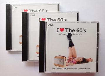 3 CD: I love the 60’s beschikbaar voor biedingen
