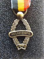 bronzen medaille van Philanthropie 1865, Verzamelen, Militaria | Algemeen, Ophalen of Verzenden