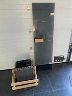 Saunakachel + glazen deur, Ophalen, Gebruikt, Fins of Traditioneel, Onderdelen