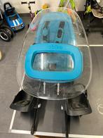 Bobike One Mini Voorzitje Blauw, Fietsen en Brommers, Fietsaccessoires | Fietsstoeltjes, Ophalen, Voetsteuntjes, 0 t/m 18 kg, Voorzitje
