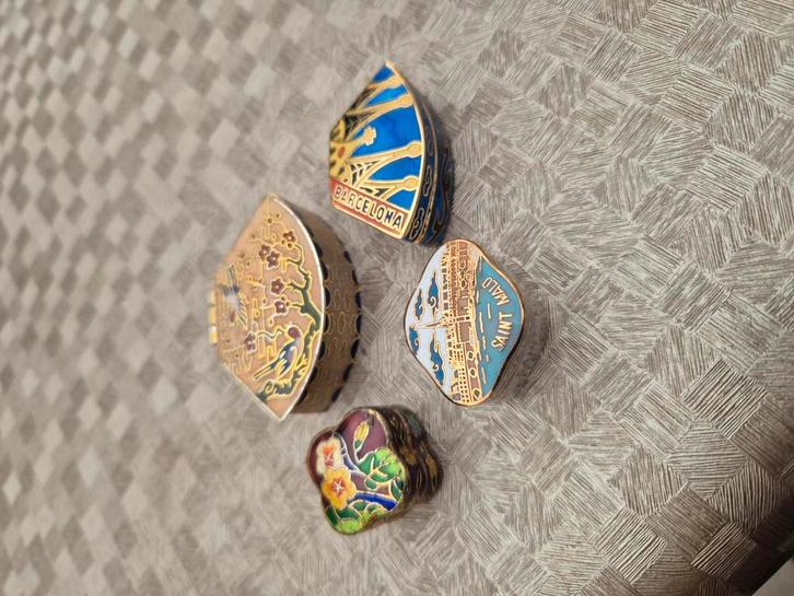 Vintage Cloisonne pillendoosjes/ trinket box /juwelendoosjes, Antiek en Kunst, Curiosa en Brocante, Ophalen of Verzenden