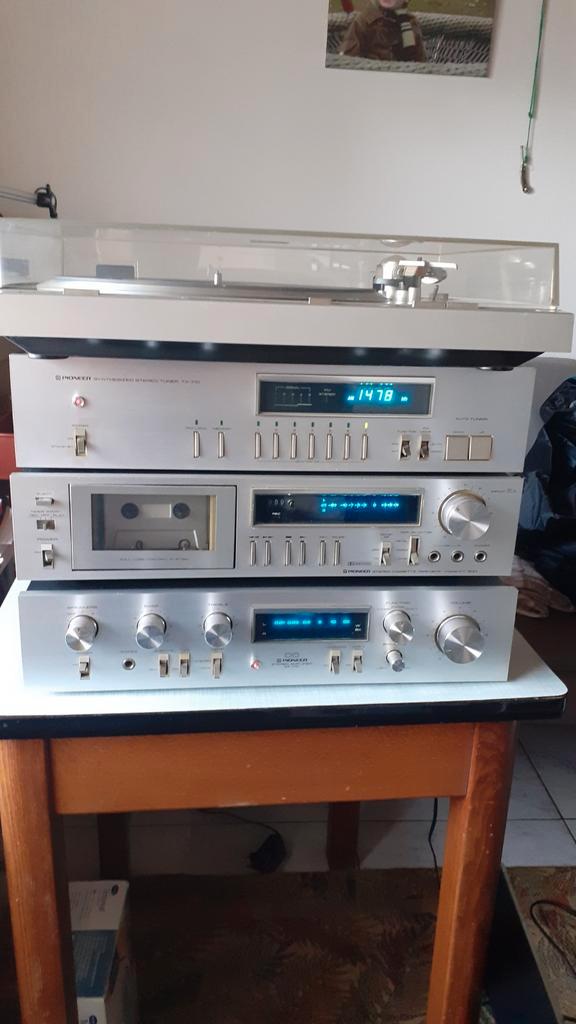 Pioneer muziek installatie., Audio, Tv en Foto, Stereoketens, Gebruikt, Cassettedeck, Tuner of Radio, Pioneer, Losse componenten