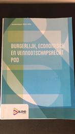 Burgerlijk, economisch en vennootschapsrecht POD, Boeken, Ophalen of Verzenden, Zo goed als nieuw