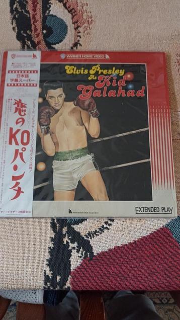 Elvis laser disc, Kid Galahad, import uit Japan + OBI beschikbaar voor biedingen
