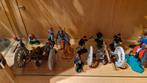 Timpo toys tuniques bleus et grises canons, Collections, Jouets miniatures, Comme neuf, Enlèvement ou Envoi