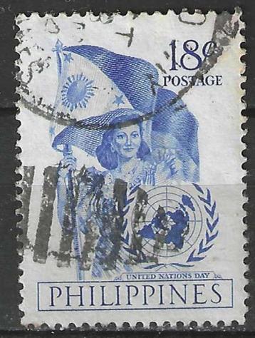 Filipijnen 1951 - Yvert 394 - Dag v.d. Verenigde Naties (ST) beschikbaar voor biedingen