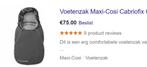 maxi cosi baby voetenzak, Ophalen, Zo goed als nieuw, Maxi-Cosi