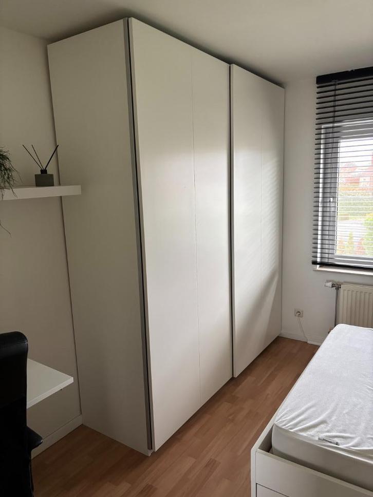 Kleerkast Pax - wit, Huis en Inrichting, Kasten | Kleerkasten, Zo goed als nieuw, 200 cm of meer, 200 cm of meer, 50 tot 75 cm