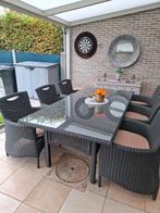Tuinset, Ophalen, Kunststof, 6 zitplaatsen, Zo goed als nieuw