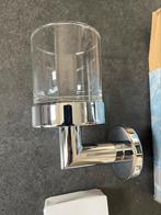 Glashouder met glas chroom, Ophalen of Verzenden, Nieuw