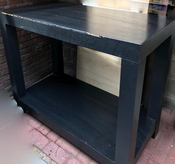 „SALT & PEPER” hoge tafel edelmateriaal 120Lo/60La/100H cm beschikbaar voor biedingen