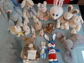 Konijnen knuffels beschikbaar voor biedingen