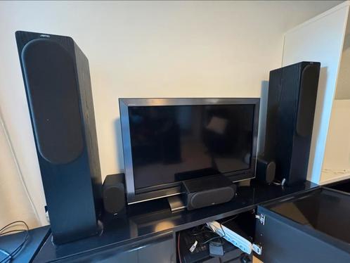 Yamaha AV-receiver + Jamo homecinema luidsprekerset, Audio, Tv en Foto, Home Cinema-sets, Zo goed als nieuw, Ophalen