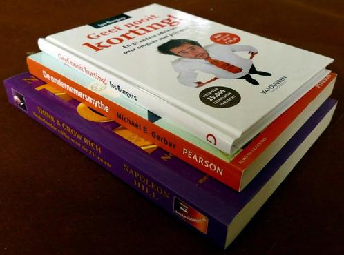Think and Grow Rich, Geef nooit korting, De ondernemersmythe, Boeken, Economie, Management en Marketing, Gelezen, Overige onderwerpen