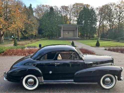 1947 CHEVROLET STYLEMASTER COUPE, Auto's, Chevrolet, Particulier, Benzine, Coupé, 2 deurs, Handgeschakeld, Zwart, Beige, Velours