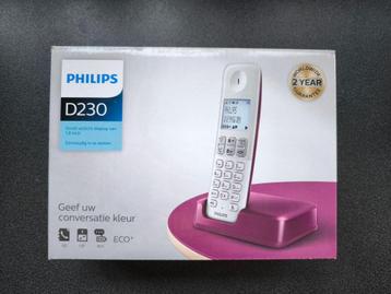 Philips draadloze telefoon, Telecommunicatie, Ophalen of Verzenden, Gebruikt, 1 handset