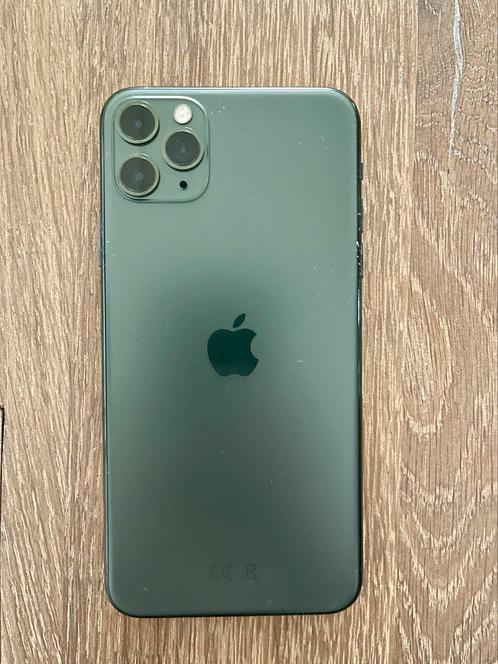 Iphone 11 pro max 256 gb midnight green, Telecommunicatie, Mobiele telefoons | Apple iPhone, Zo goed als nieuw, 256 GB, iPhone 11 Pro Max