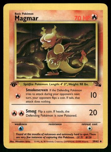 Magmar 39/62 - Fossil (1st edition) beschikbaar voor biedingen