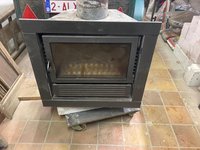 Inzethaard FLAM, Huis en Inrichting, Haarden, Gebruikt, Houthaard, Ophalen