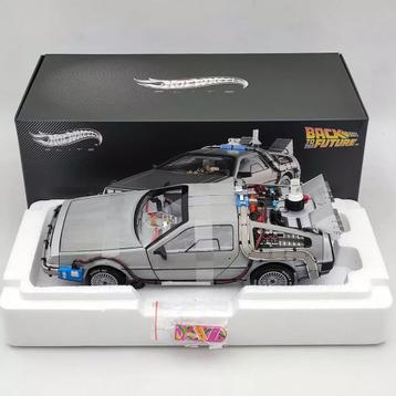 Hot Wheels Elite Back To The Future Delorean NIEUW, Enlèvement ou Envoi, Neuf, Voiture, Hot Wheels
