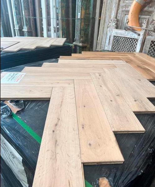 PRACHTIGE EIKEN VISGRAAT VLOER WEEKAANBIEDING, Tuin en Terras, Bloempotten, Nieuw, Ophalen of Verzenden
