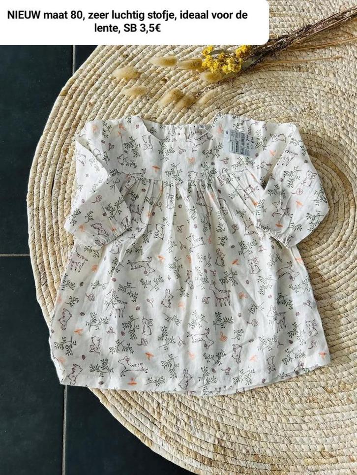 Meisjeskleding maat 80, Kinderen en Baby's, Babykleding | Maat 80, Zo goed als nieuw, Meisje, Setje, Ophalen