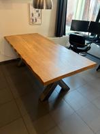 Tafel 220x100, Ophalen, Gebruikt, Eikenhout, 200 cm of meer