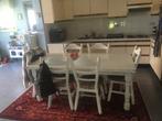 Gratis tafel met 6 stoelen, Huis en Inrichting, Complete eetkamers, Ophalen, Gebruikt, 4 tot 6 stoelen