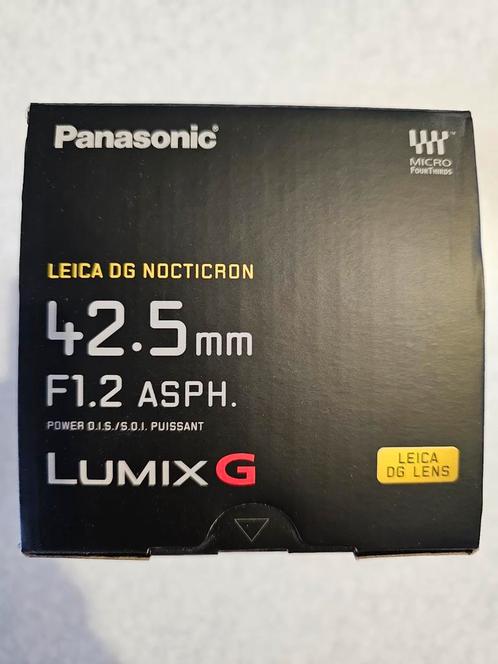 Leica dg nocticron 42.5mm F1.2 ASPH Panasonic H-NS043E, Audio, Tv en Foto, Foto | Lenzen en Objectieven, Zo goed als nieuw, Zoom