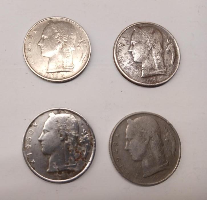 Belgische 5 franken, Postzegels en Munten, Munten | België, Setje, Zilver, Zilver, Ophalen of Verzenden