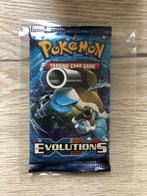 XY Evolutions booster pack Pokemon - Blastoise art - sealed!, Ophalen of Verzenden, Nieuw, Booster, Foil