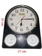 Horloge DAB quartz avec hygromètre  et thermomètre, Antiquités & Art, Enlèvement ou Envoi