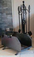 6-delig gietijzeren accessoire voor houthaarden., Huis en Inrichting, Haarden, Ophalen, Gebruikt, Houthaard