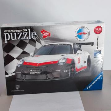 Puzzle 3D Ravensburger Porsche 911 GT3 Cup neuf, Envoi, Neuf