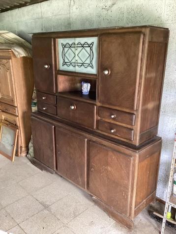 Vintage kast, Huis en Inrichting, Kasten | Dressoirs, Ophalen, Gebruikt, Met deur(en), 150 tot 200 cm