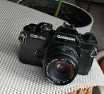 Chinon CE-4s + Chinon 50mm f1.9 + Varexon 135mm f2.8, Ophalen of Verzenden, Gebruikt, Spiegelreflex, Overige Merken