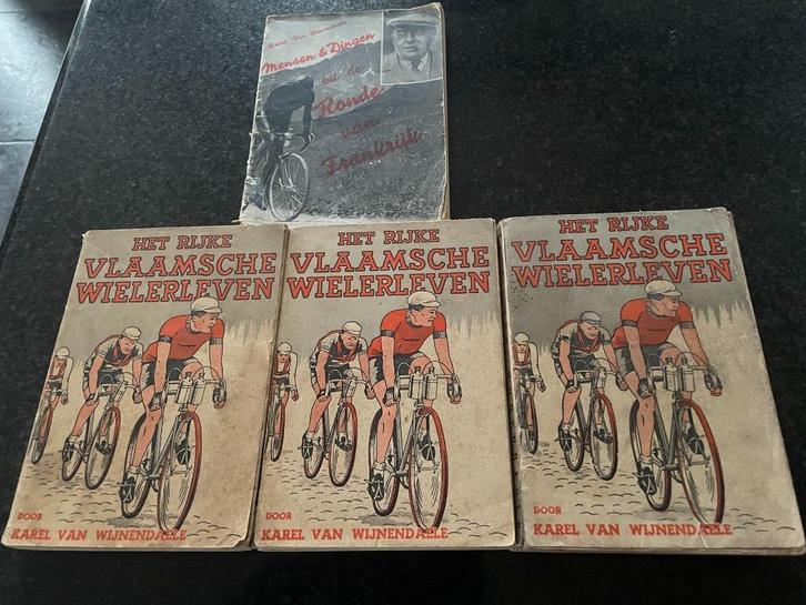 Boekenpakket: 4 x Karel Van Wijnendaele, Boeken, Sportboeken, Gelezen, Lopen en Fietsen, Ophalen of Verzenden