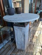 Authentieke eiken bartafel, Tuin en Terras, Ophalen, Gebruikt