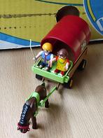 playmobil huifkar met pony, Kinderen en Baby's, Ophalen of Verzenden, Gebruikt