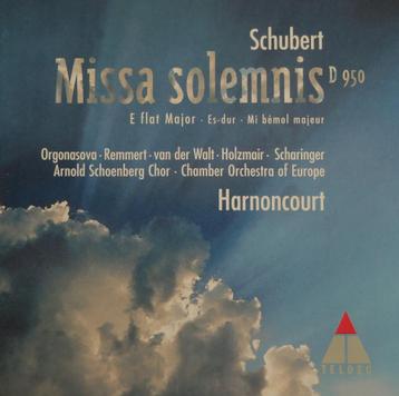 Missa Solemnis / Schubert - COE / Harnoncourt - TELDEC- DDD beschikbaar voor biedingen