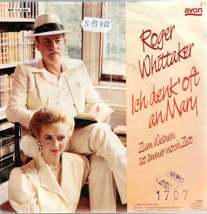 Vinyl, 7"  /   Roger Whittaker – Ich Denk' Oft An Mary, CD & DVD, Vinyles | Autres Vinyles, Autres formats, Enlèvement ou Envoi