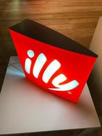 Illy reclame verlichting, Verzamelen, Ophalen, Zo goed als nieuw, Lichtbak of (neon) lamp