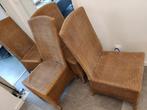 4 rieten stoelen, Ophalen, Gebruikt