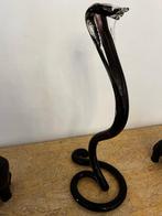 Serpent cobra en verre soufflé de style Murano, Antiquités & Art, Enlèvement