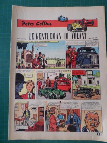 Peter Collins le gentleman du volant (Funcken) - 1966 - 4 p beschikbaar voor biedingen